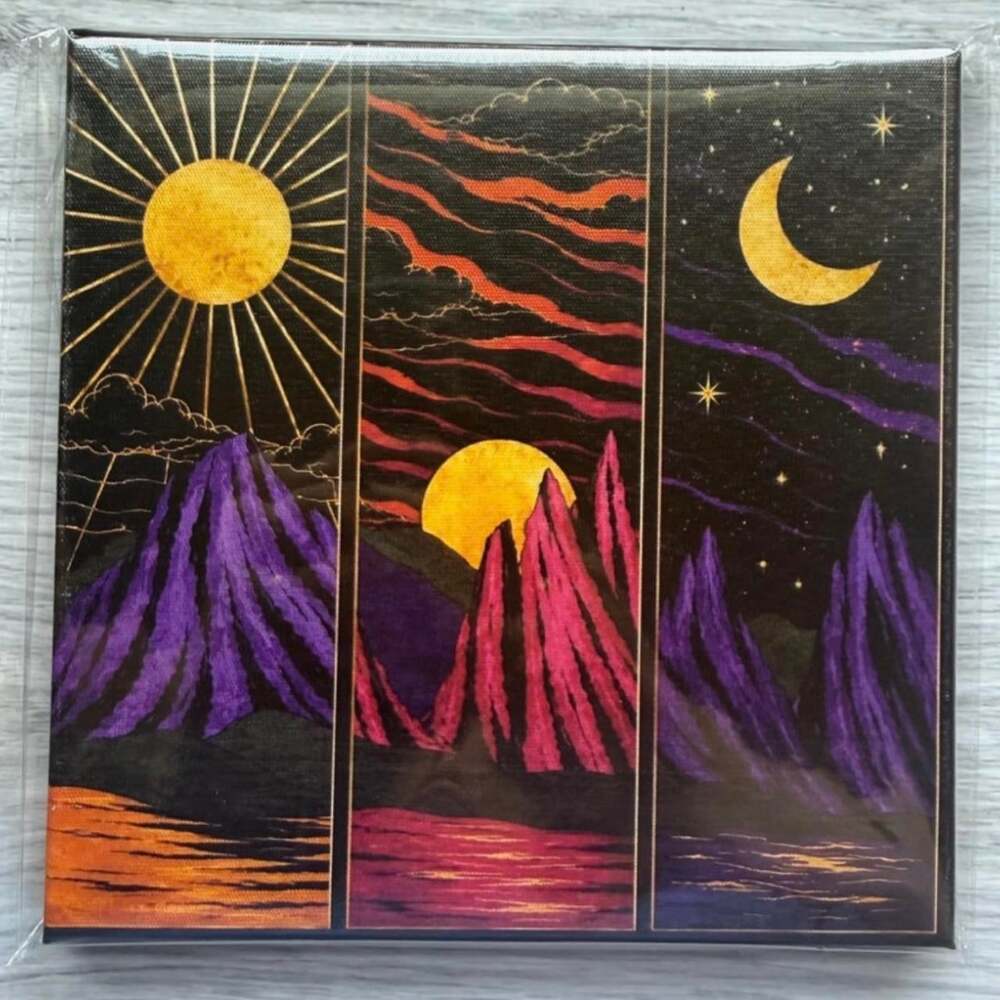 Celestial Mountain Canvas Wall Art Ac 09